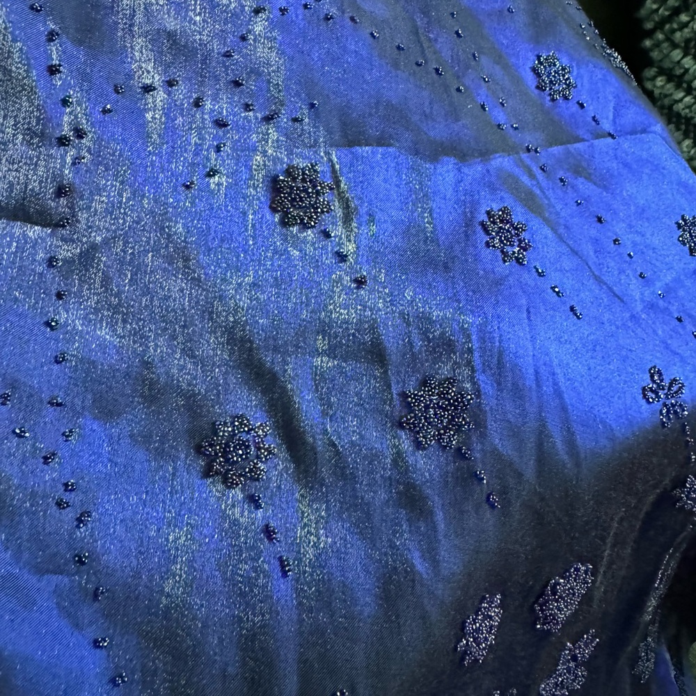 SOLD Vintage beaded gown